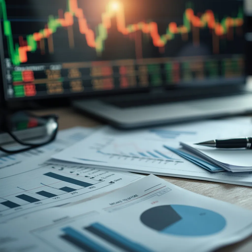Detalle de análisis financiero y gráficos