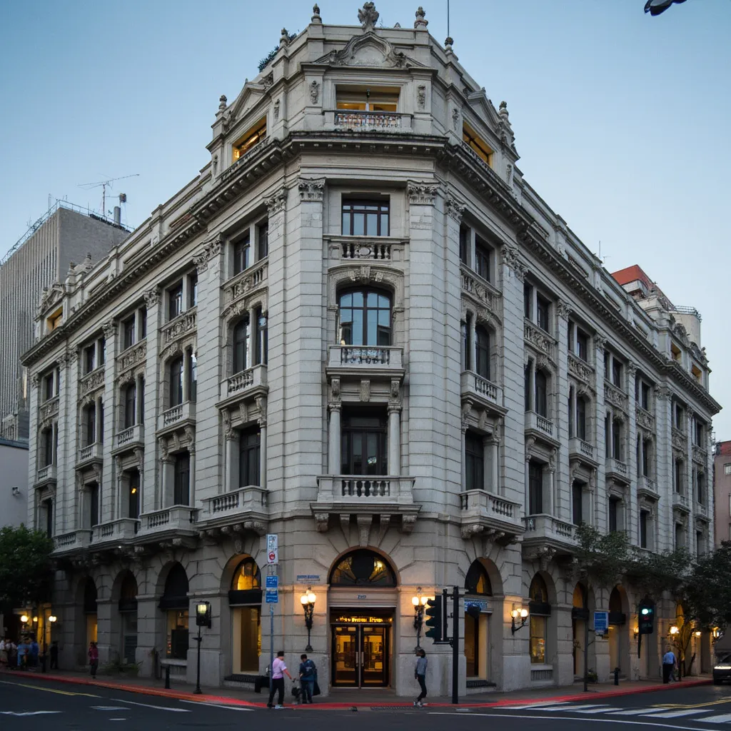 Edificio emblemático del distrito financiero de Buenos Aires