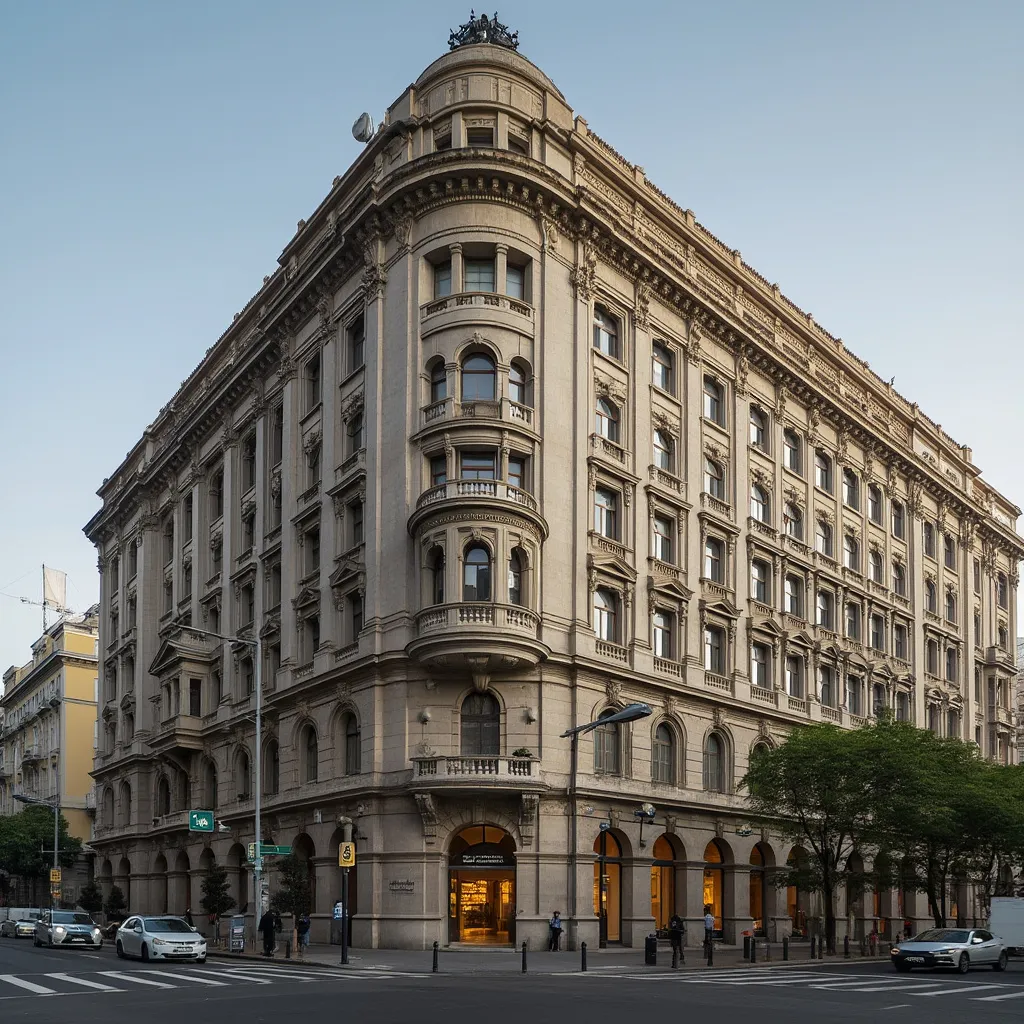 Edificio histórico en Buenos Aires, simbolizando la trayectoria de la empresa.